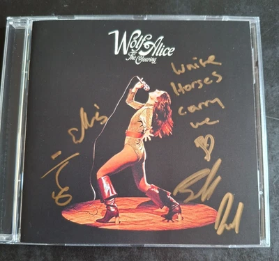 WOLF ALICE SIGNED THE CLEARING SIGNED/AUTOGRAPH CD & SONG LYRICS .EXACT  PROOF Foto 1 de 3