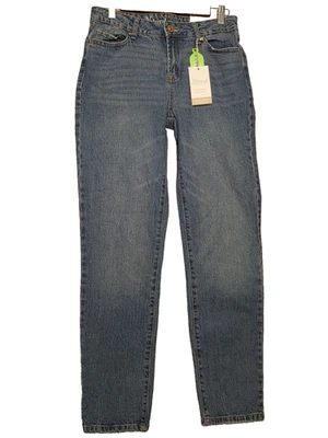 Natural Reflections Size 2 Women's Jeans Blue Denim Med Wash Straight Leg NWT - Image 1 of 4