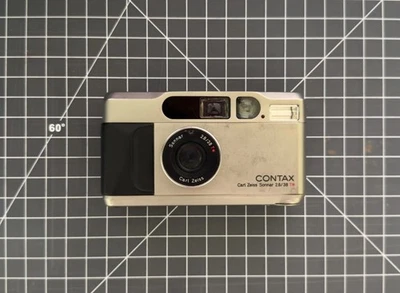 Contax T2 Titan Silver 35mm Point & Shoot Film Camera - Image 1 of 4