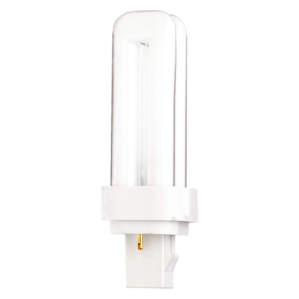SATCO S8320 Plug-In CFL Bulb,4100K,13W,12,000 hr 451G02 - Image 1 of 1