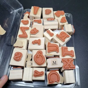 StampinUp Discontinued Defining Alphabet Stamps - Picture 1 of 9