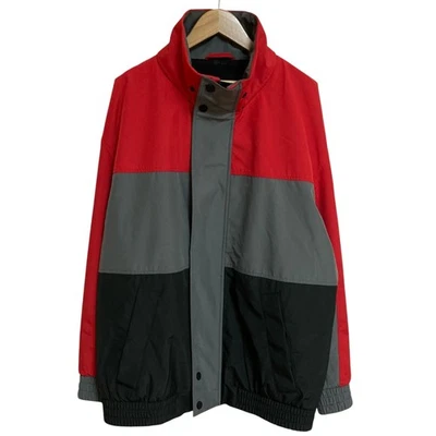 HUGO BOSS Cartiz куртка размер 40R красный черный серый мужской б/у - Изображение 1 из 4