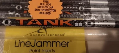 6 Carbon Express Tank 25 6 Easton Match Grade Field Points 100 Gr.  Levas extra Foto 1 de 4