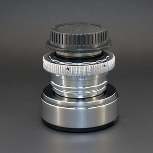 SILVER HELIOS 44 2/58 lens EF mount TUNED FOR FILMMAKERS-METAL FOLLOW FOCUS GEAR - Picture 1 of 11