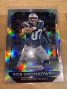 2015 Panini Prizm Silver Prizm Parallel Rob Gronkowski #87 New England Patriots - Picture 1 of 2