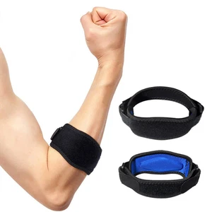 Tutore Gomito 2 Pezzi Tutore Epicondilite Gomito per Tennista E Golfista Tutore - Foto 1 di 12