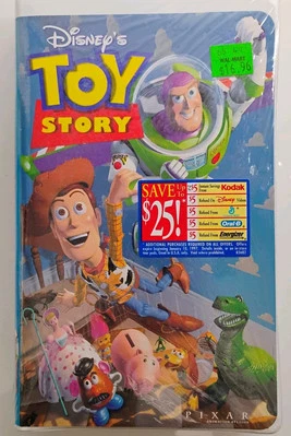 TOY STORY (1995 Disney Pixar VHS #6703) **SEALED New** - Image 1 of 4