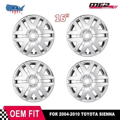 Tapacubos a presión para Toyota Sienna 2004 2005-2010 16" 4 piezas tapacubos Foto 1 de 4