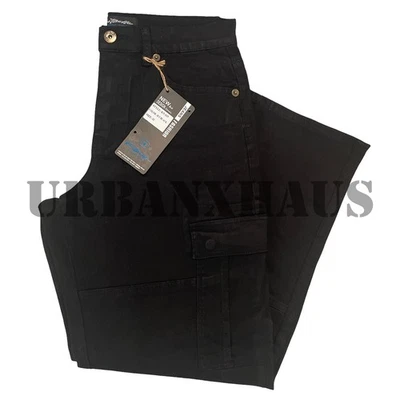 KNO BETTA BAGGY FIT DENIM CARGO JEANS ULTRA WIDE LEG Y2K LOOSE FIT PANTS (30-42) - Image 1 of 2