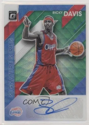 2019-20 Panini Donruss Optic Signature Series Green Wave Prizm Ricky Davis Auto - Image 1 of 2