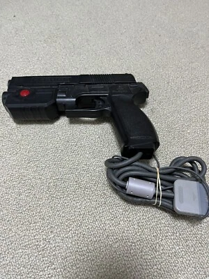 Namco NPC-103 GUNCON Black Controller PS1 PlayStation Tested Japanese From Japan - Image 1 of 4