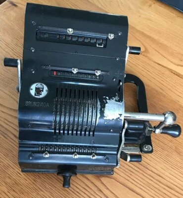 Ancienne Machine à Calculer Mécanique BRUNSVIGA 13 ZK fonctionnelle - Photo 1/4