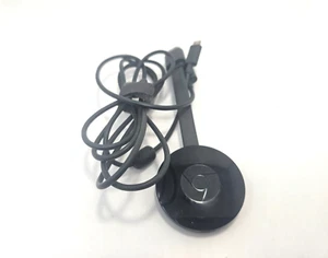 Google Chromecast 1080p NC2-6A5 2nd Gen HD Media Streamer w/ USB Cord Adapter - Picture 1 of 3