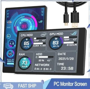 3.5inch IPS Screen Monitor Type C Secondary Mini IPS Monitor Computer of AIDA64 - Picture 1 of 8