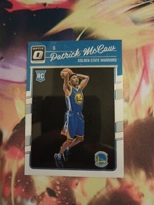 2016-17 PATRICK MCCAW DONRUSS OPTIC #181 ROOKIE RC CARD PANINI WARRIORS