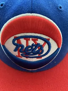 New York Nets Mitchell andNess NBA Hartholz Classics Herren Passformmütze Größe 7 5/8 - Bild 1 von 4