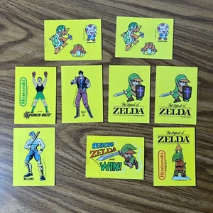 1989 Nintendo Topps Sticker Karten Lot 5 7 8 22 29 31 32 VGEX - Bild 1 von 12