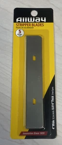 ALLWAY Stripper Blades 4" Wide 5 Pack WSB 07025 NEW - Picture 1 of 2