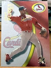 2001 FLEER EX ALBERT PUJOLS #131 ULTRA RARE SP ROOKIE #d 80/499 !