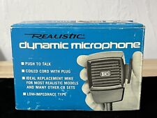 Realistic RS 5 Pin Mic Dynamic Microphone model 21-1172 w/ Box