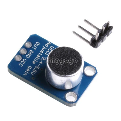 5PCS Elektret Mikrofon Verstärker Einstellbar Amplifier Max4466 Gain Breakout - Bild 1 von 4