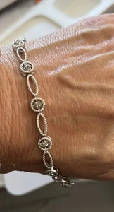 womens sterling solver bracelet - Picture 1 of 4