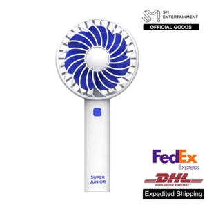 SUPER JUNIOR SM Official Goods Rechargeable Fan Air Cooler Mini Operated Hand - Bild 1 von 1