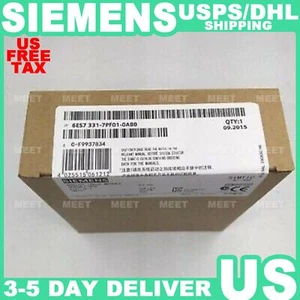 New Siemens 6ES7331-7PF01-0AB0 6ES7 331-7PF01-0AB0 SM 331 fast ship 1Y warranty - Picture 1 of 3