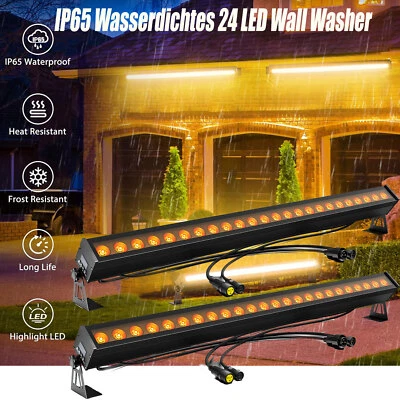 2X Bühnenbeleuchtung LED Bar Wall Washer RGB Lichteffekt DMX Wasserdicht Outdoor - Bild 1 von 4
