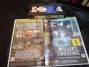 MILLER'S CROSSING - Rare 1990 Fox VHS Issue Gangster Mob Action - EPIC THRILLER! - Picture 1 of 1