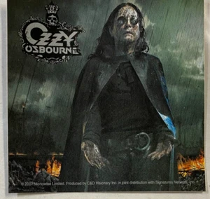 OZZY OSBOURNE - BLACK RAIN Music Sticker  10cm x 10cm - Picture 1 of 1
