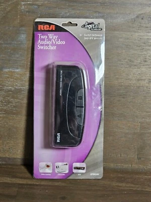 RCA 2-Way Audio/Video Selector Switch Model DT902AV New In Package - Image 1 of 2