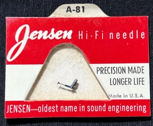 Vintage Plattenspieler Nadel Jensen A-81 ersetzt Astatic Q (J) *NEU* - Bild 1 von 2