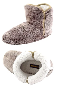 Hausschuhe Hüttenschuhe Pantoffeln Grau/Braun Gr. 36/37, 38/39, 40/41 - Bild 1 von 4