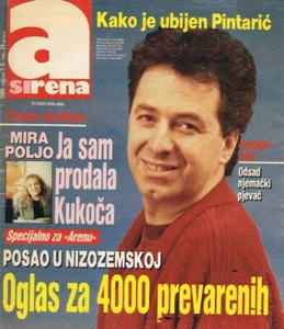 ARENA #1589 1991 Vintage YUGOSLAVIAN MAGAZINE Cover TOMISLAV IVCIC - Bild 1 von 1