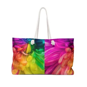 Vibrant Floral Weekender Bag - Perfect for Travel & Getaways - Picture 1 of 5