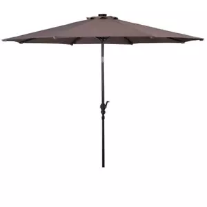 Boyel Living Cantilever Umbrella 10' Weather Resistant UV Protected Steel Tan - Picture 1 of 7