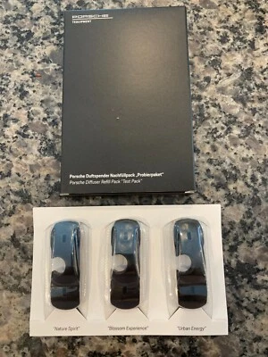 PORSCHE DESIGN ASSORTED 3~PACK REFILL FOR THEIR 911ish CAR AIR DIFFUSER/HOLDER