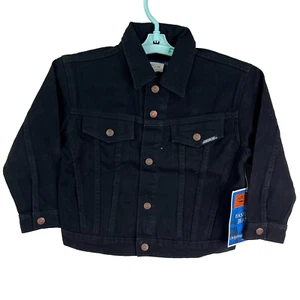 Jordache Denim Black Denim Jacket Boys Size M - Picture 1 of 6