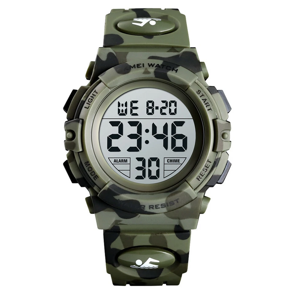 SKMEI Luxury Sport Children's Digital Watch 50m Waterproof LED Backlight 1548 7