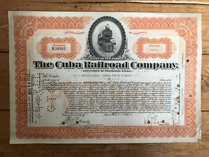 DECO = THE CUBA RAILROAD CY (CUBA USA) (F2) - Foto 1 di 1