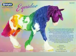 In stock Breyer 2021 Autunno Rilascio Equidi Cavallo Arcobaleno raccolto a mano - Foto 1 di 1