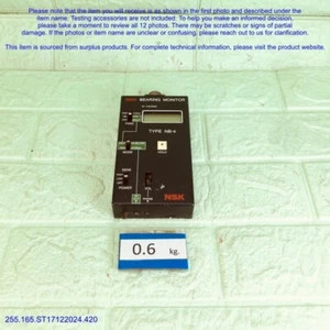 NSK NB-4, monitor de rodamientos sensor faltante como fotos, SN:9732, FedExDHL - Imagen 1 de 16