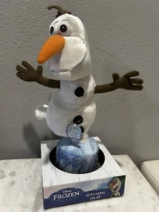 Disney FROZEN Spinning OLAF Talking Stuffed Plush Snowman Doll New In Box Cute - Picture 1 of 6