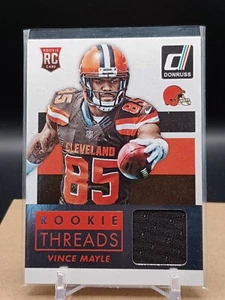 Camiseta deportiva Panini Donruss Vince Mayle DRT-VM Rookie Threads 2015 Cleveland Browns - Imagen 1 de 1
