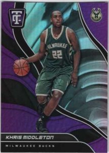 2017-18 Panini Totally Certified Purple #53 Khris Middleton Bucks 