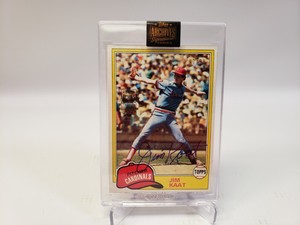 2022 Topps Archives Baseball Signature Retired Player Edition Jim Kaat #97/99