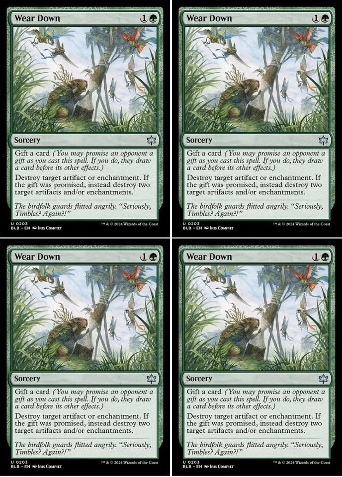 MTG - 4x WEAR DOWN - Bloomburrow (U) - Image 1 of 1