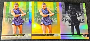 2024 Topps Chrome Tennis 1st Gold /50 Yue Yuan Negative Refractor #7 - Picture 1 of 2