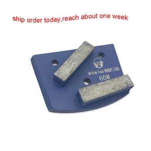 9 PCS 60# Diamond Grinding Disc Shoe Puck Scraper Plate for Lavina Edco Grinder - Picture 1 of 3